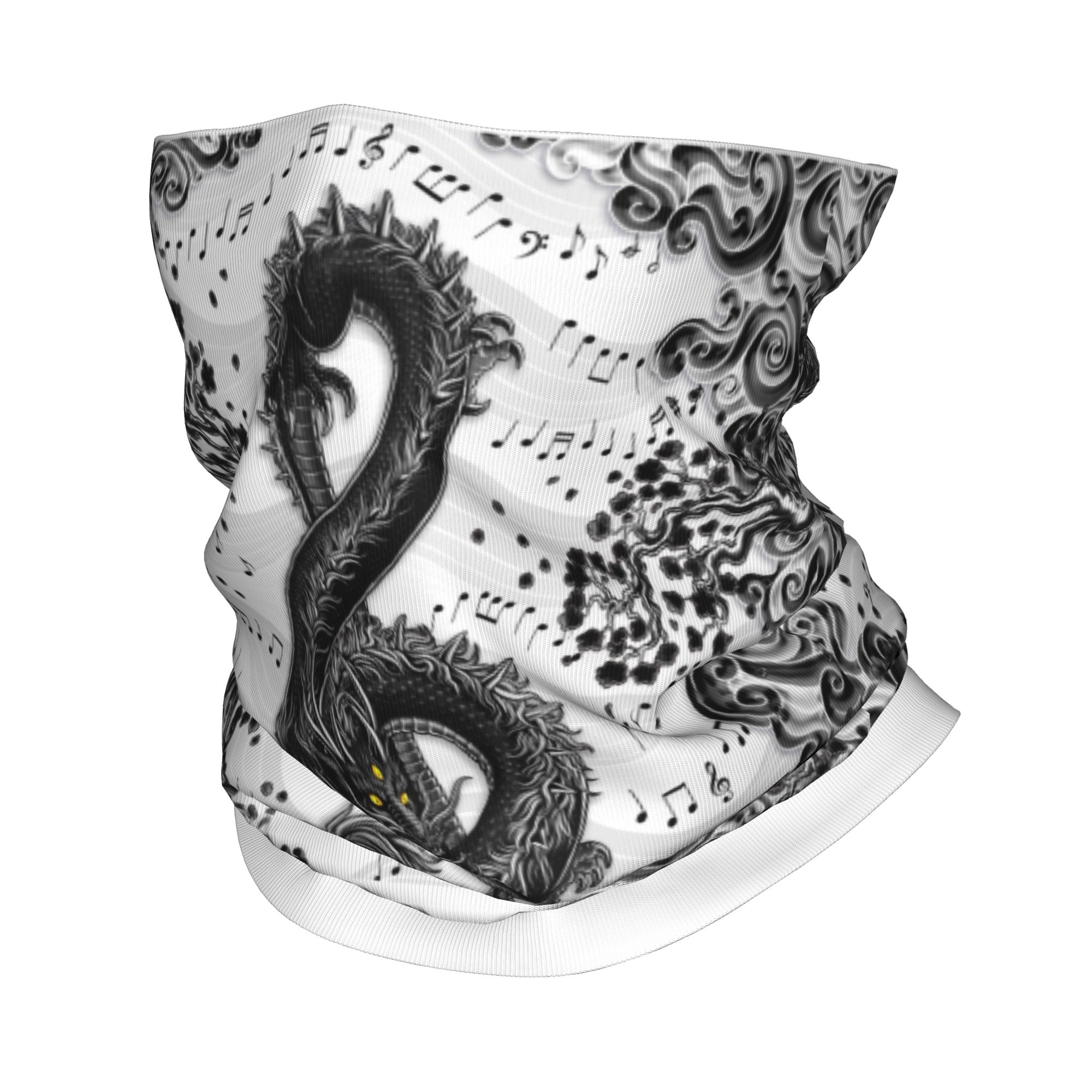 Neck Warmer Tube - Opaska na głowę z motywem smoka