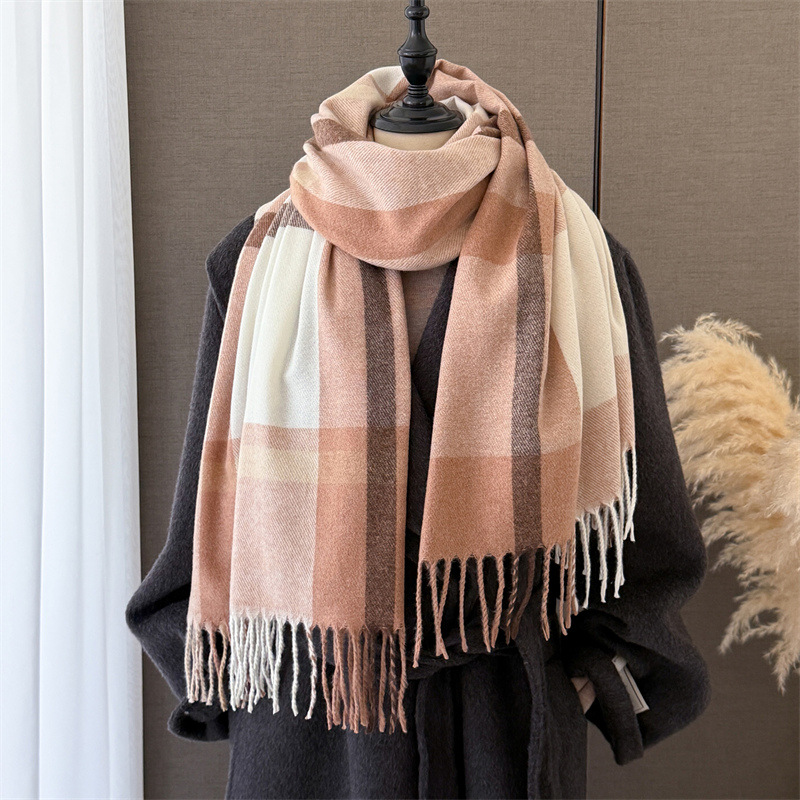 Pashmina Wrap Large - Damski szalik-pokrowiec z imitacji kaszmiru 190*68CM