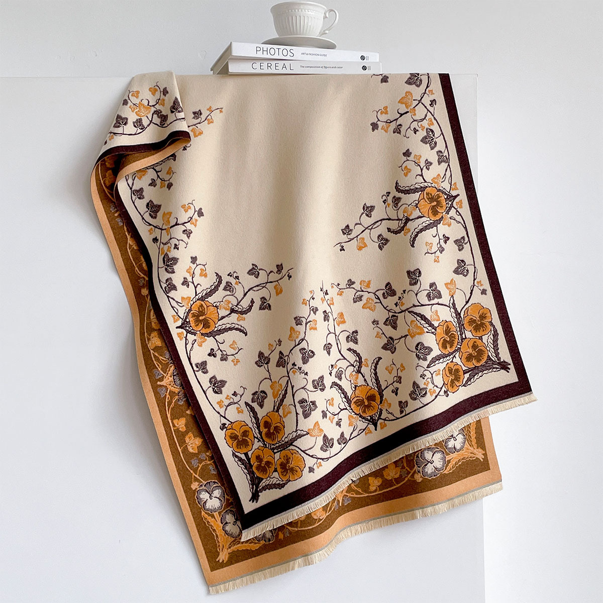 Damski szal z imitacji kaszmir – Pashmina Wrap Large recenzja i cena