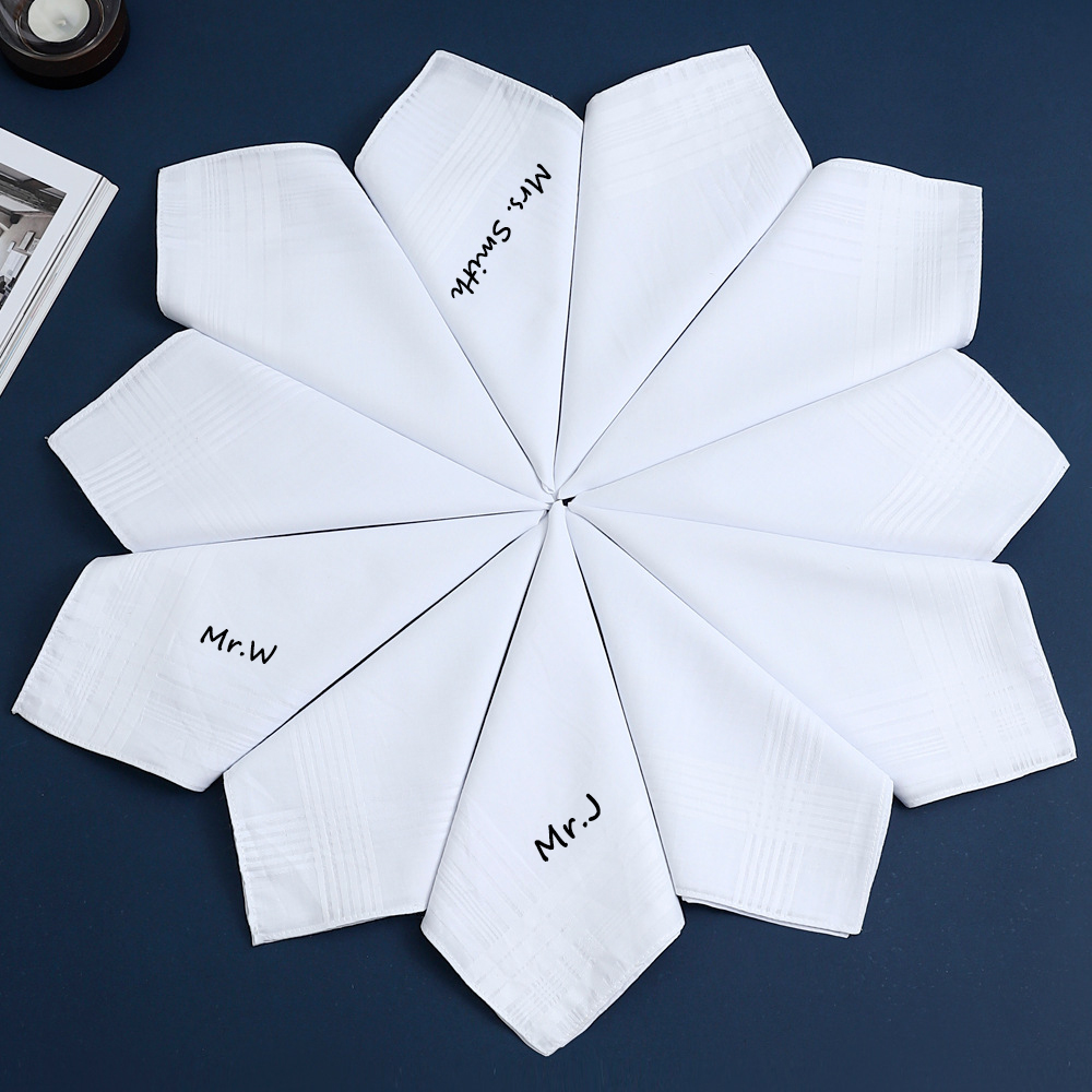 Personalizowana, bawełniana ch – Handkerchief Cotton Men recenzja i cena