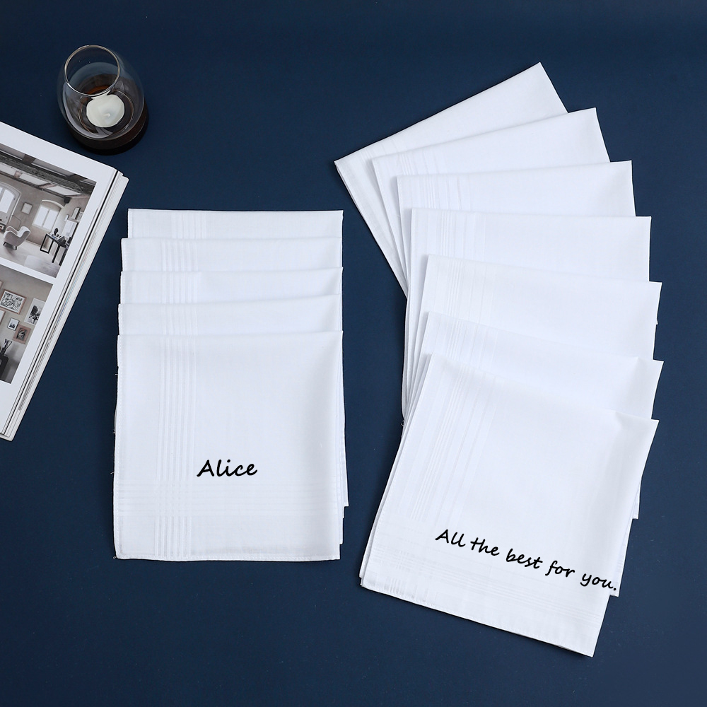 Personalizowana, bawełniana ch – Handkerchief Cotton Men recenzja i cena