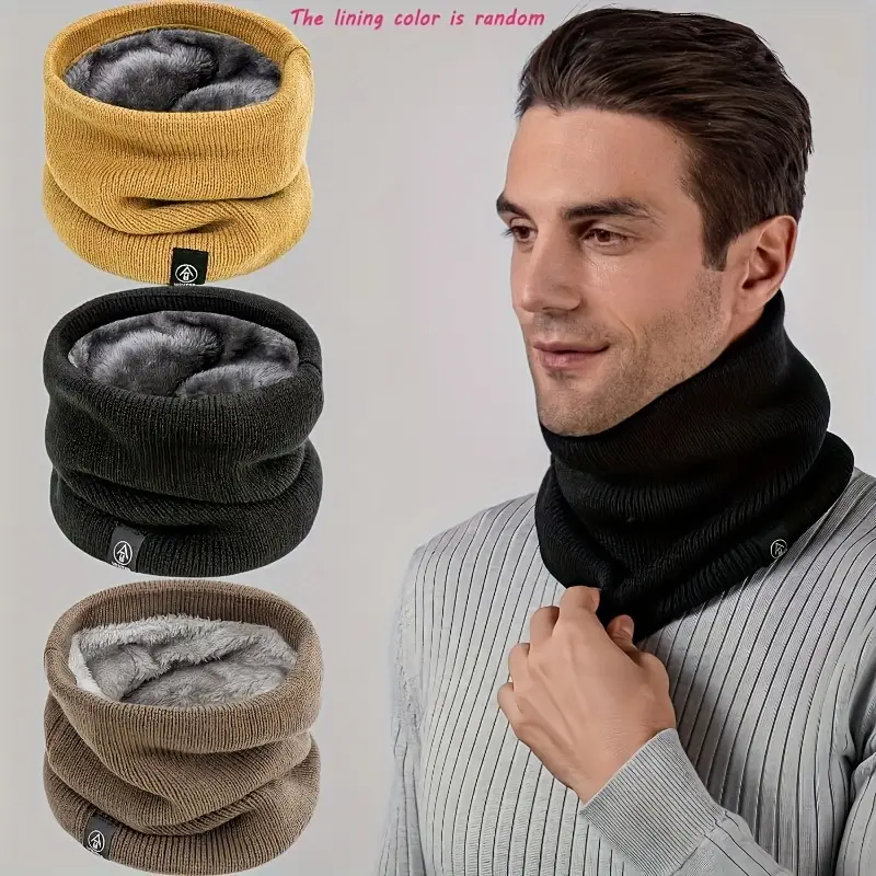 Ciepły, dzianinowy szalik, gru – Neck Warmer Tube recenzja i cena