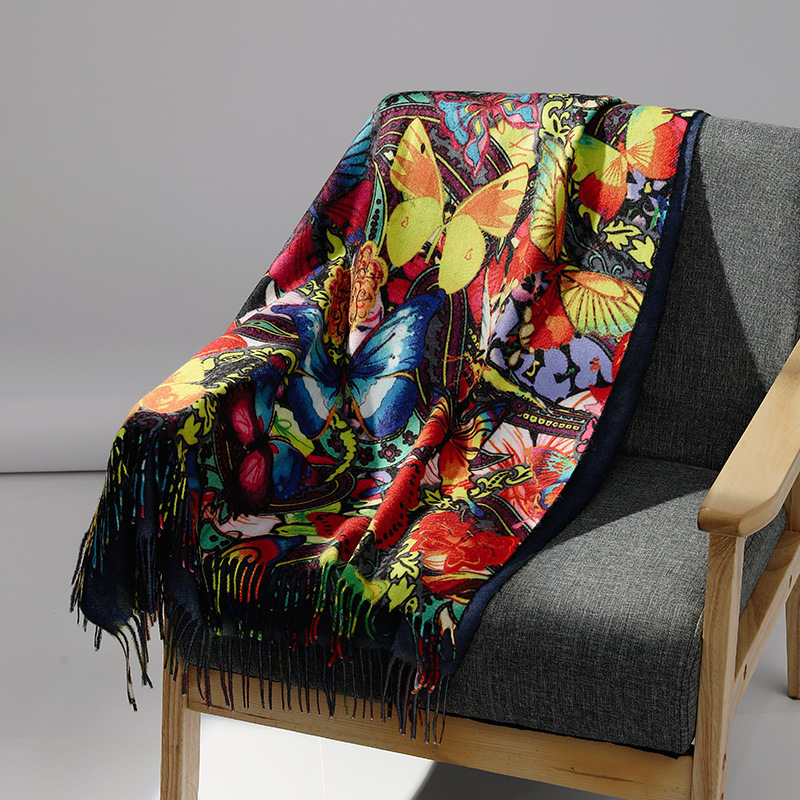 Luksusowa marka obraz olejny k – Woven Scarf Blanket recenzja i cena