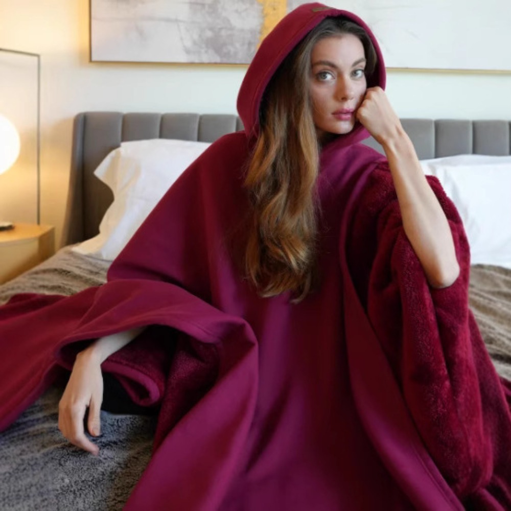 Dobrej jakości indyjska bluza  – Woven Scarf Blanket recenzja i cena