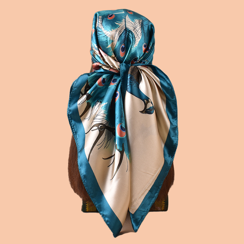 1 szt. Damska Duża Kwadratowa  – Scarf Silk Square recenzja i cena