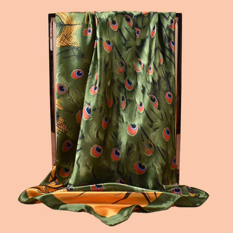 1 szt. Damska Duża Kwadratowa  – Scarf Silk Square recenzja i cena